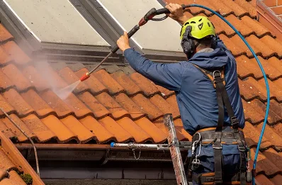 Démoussage et hydrofuge de toiture à Lannilis